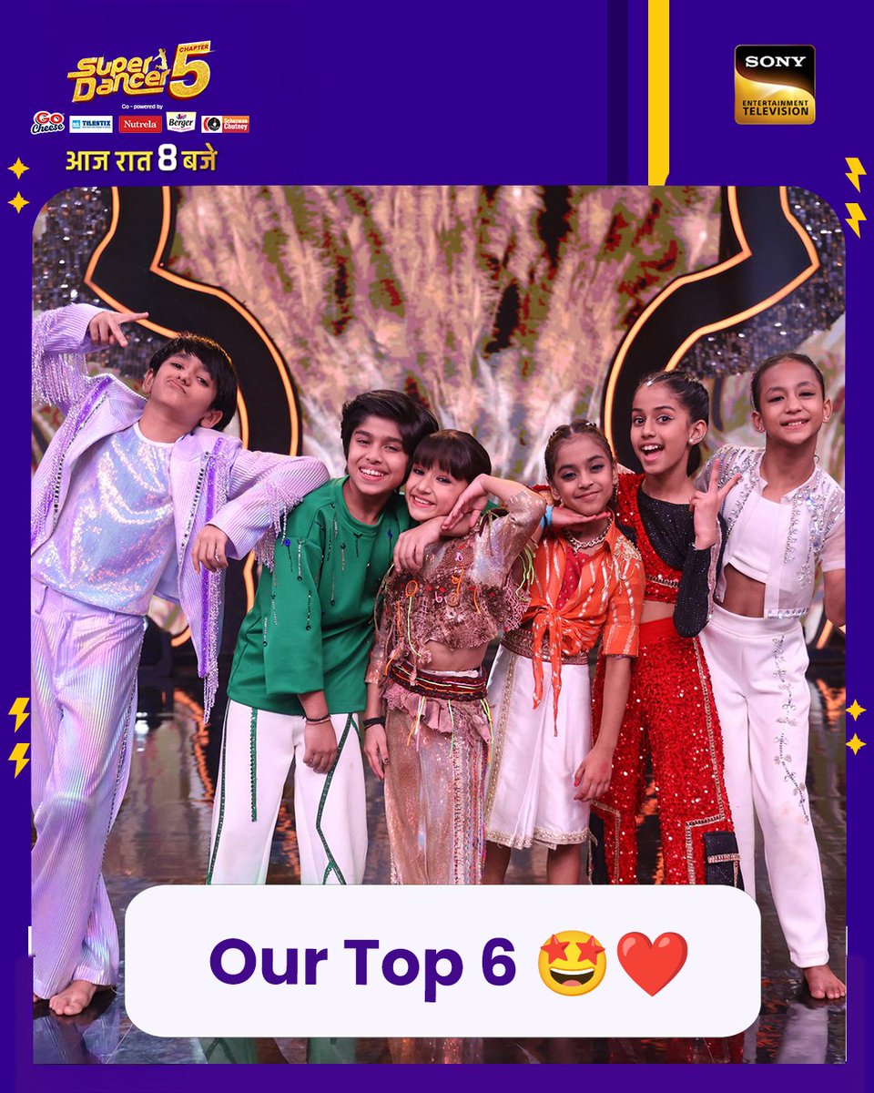 SonyTV's tweet photo. Very well deserving 🫶🏻⭐️
Dekhiye #SuperDancerChapter5 ka Maha Finale, aaj raat 8 baje, sirf #SonyEntertainmentTelevision par aur SonyLIV par.
@TheShilpaShetty @geetakapur @marzipestonji
#SuperDancer #SuperDancerChapter5 #KidsDanceShow #DanceRealityShow #DanceKeSuperstar #SonyTV