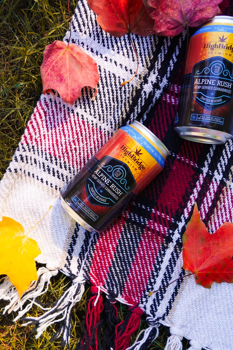 Plaid #blankets, crisp air, and a can of Alpine Rush. Sip. #Relax. Repeat.

#FallVibes