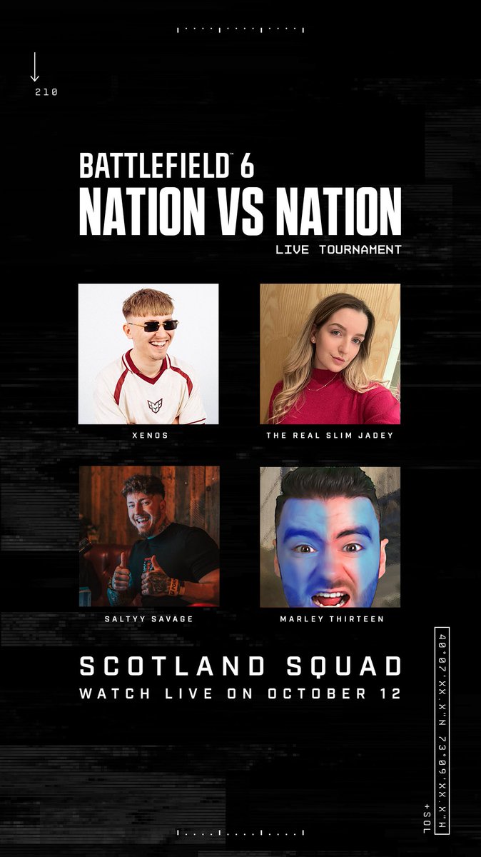 TheRealSlimJadey (@trealslimjadey) on Twitter photo As part of the Nation vs Nation event, <a href="/Battlefield/">Battlefield</a> have given me some Steam and PS5 Phantom Edition codes to giveaway
Follow me + like + comment your platform for a chance to win
Also giving away more live today at 8pm bst on stream so make sure to join us
#Battlefield6 #ad As part of the Nation vs Nation event, <a href="/Battlefield/">Battlefield</a> have given me some Steam and PS5 Phantom Edition codes to giveaway
Follow me + like + comment your platform for a chance to win
Also giving away more live today at 8pm bst on stream so make sure to join us
#Battlefield6 #ad