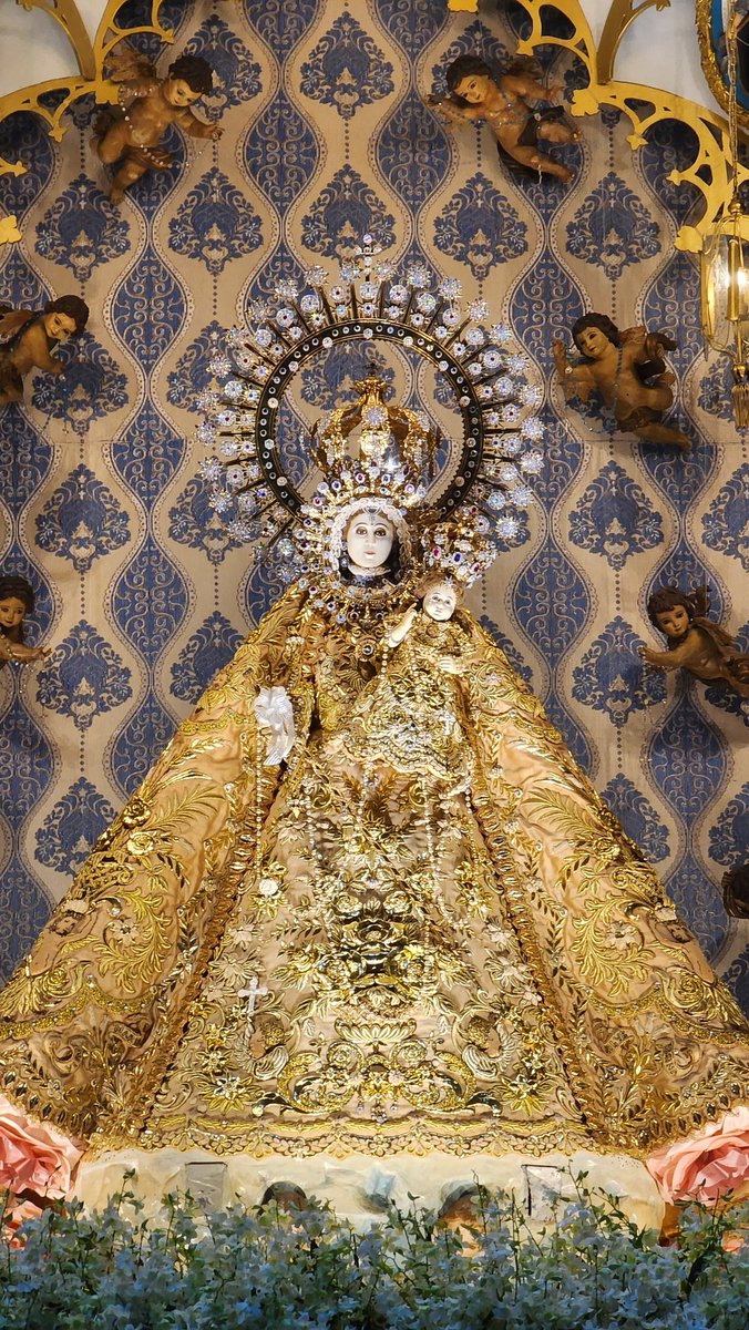 aadeguzman's tweet photo. A blessed feast of Our Lady of the Most Holy Rosary - La Naval de Manila! Ora pro nobis, Sancte Mater! https://t.co/lwB2cFx9WS