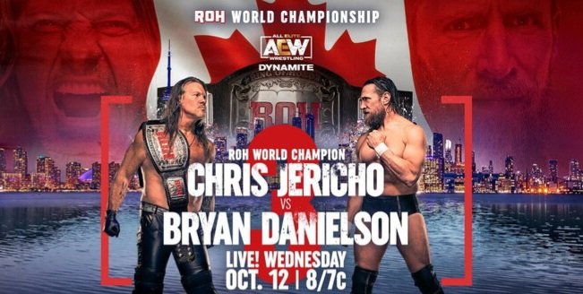 istomatoafruit's tweet image. On this day 3 years ago, @IAmJericho defeated @bryandanielson to retain the ROH World Championship. #AEWDynamite