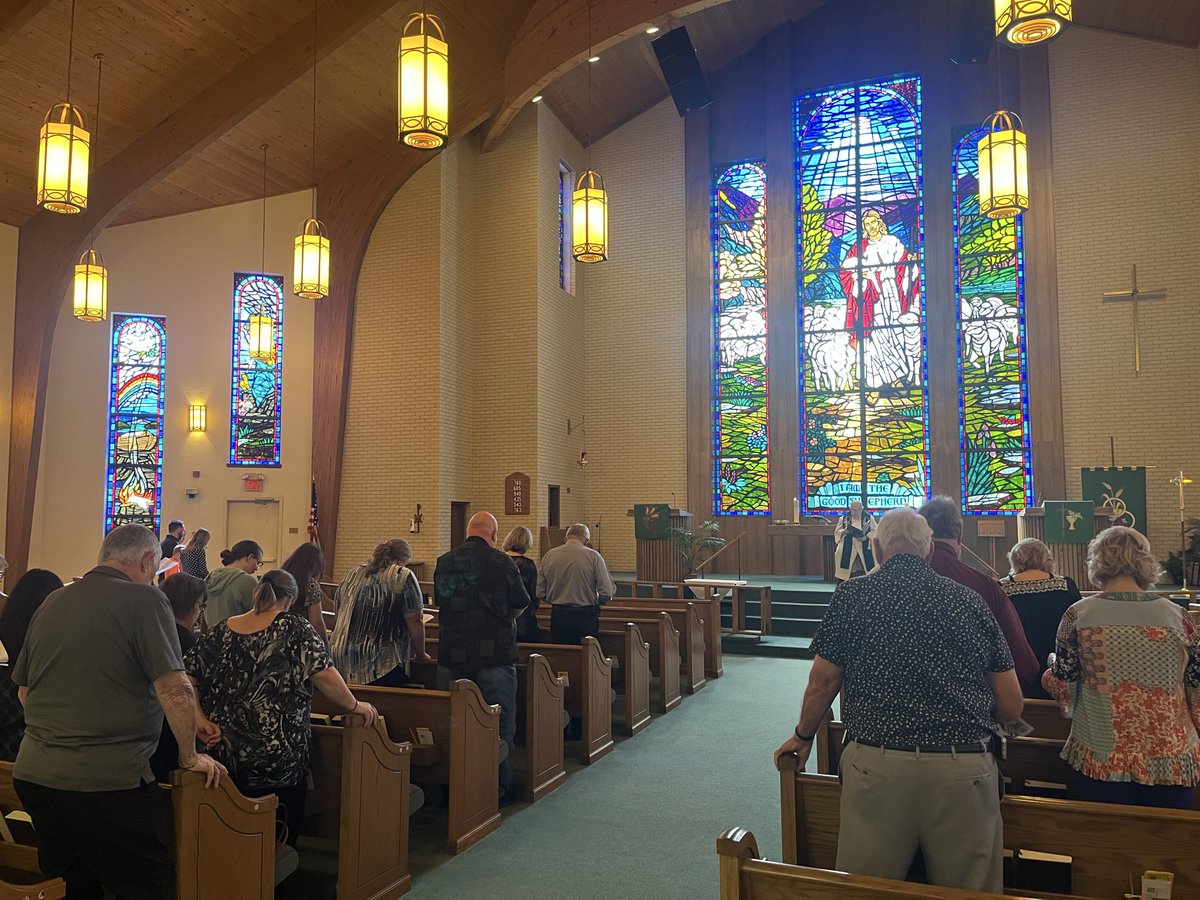 TheologyShow's tweet image. Singing “Praise to the Lord, the Almighty” hymn #760 at St Mark Lutheran this morning 
#LCMS #Lutheran #Church