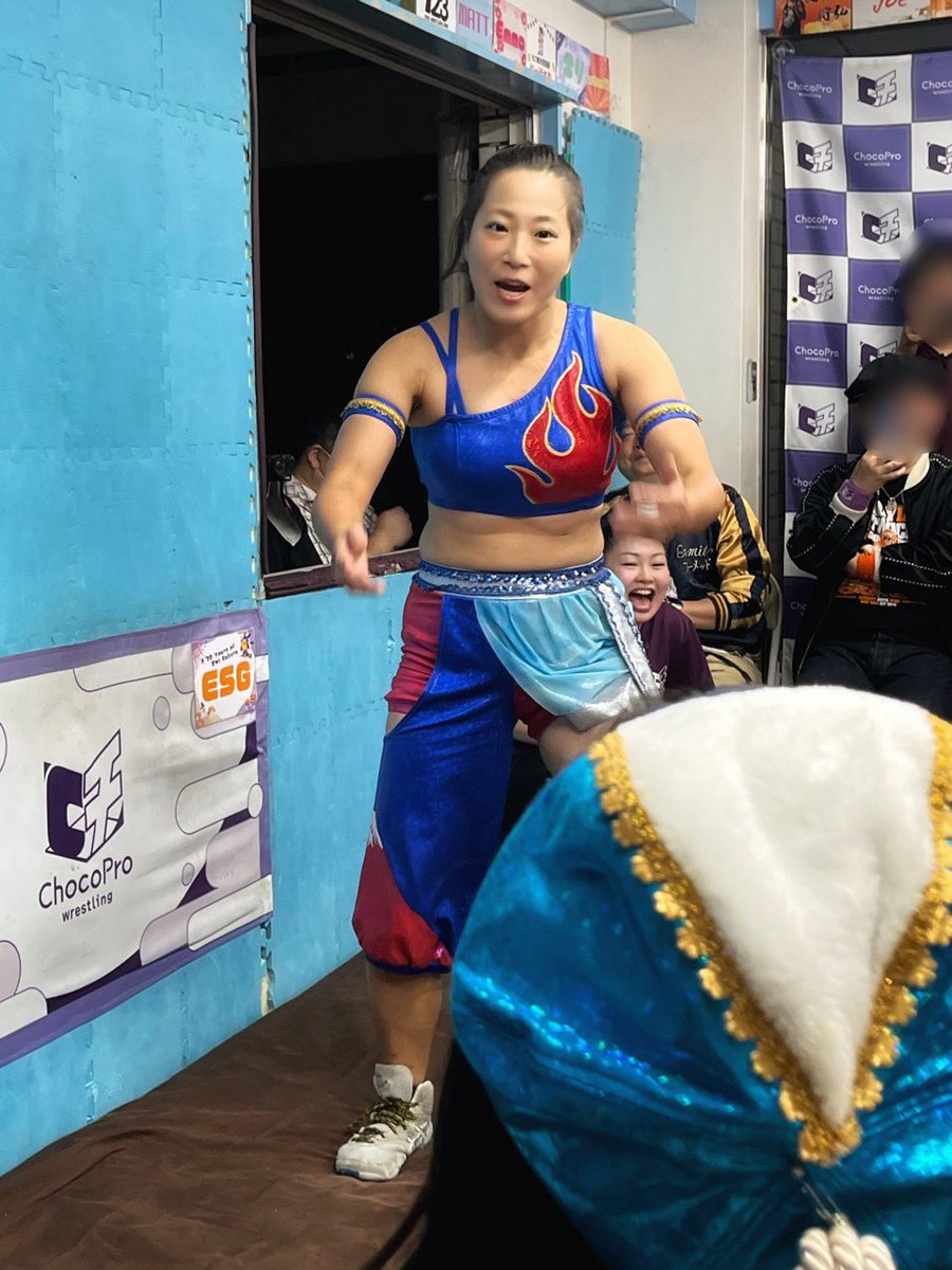 164star's tweet image. 帯広さんのプロレスには、やっぱり心動かされます。
心の入り方が凄いです。
ヒヨリさん、大いに感化されて欲しいですね！
#ChocoPro