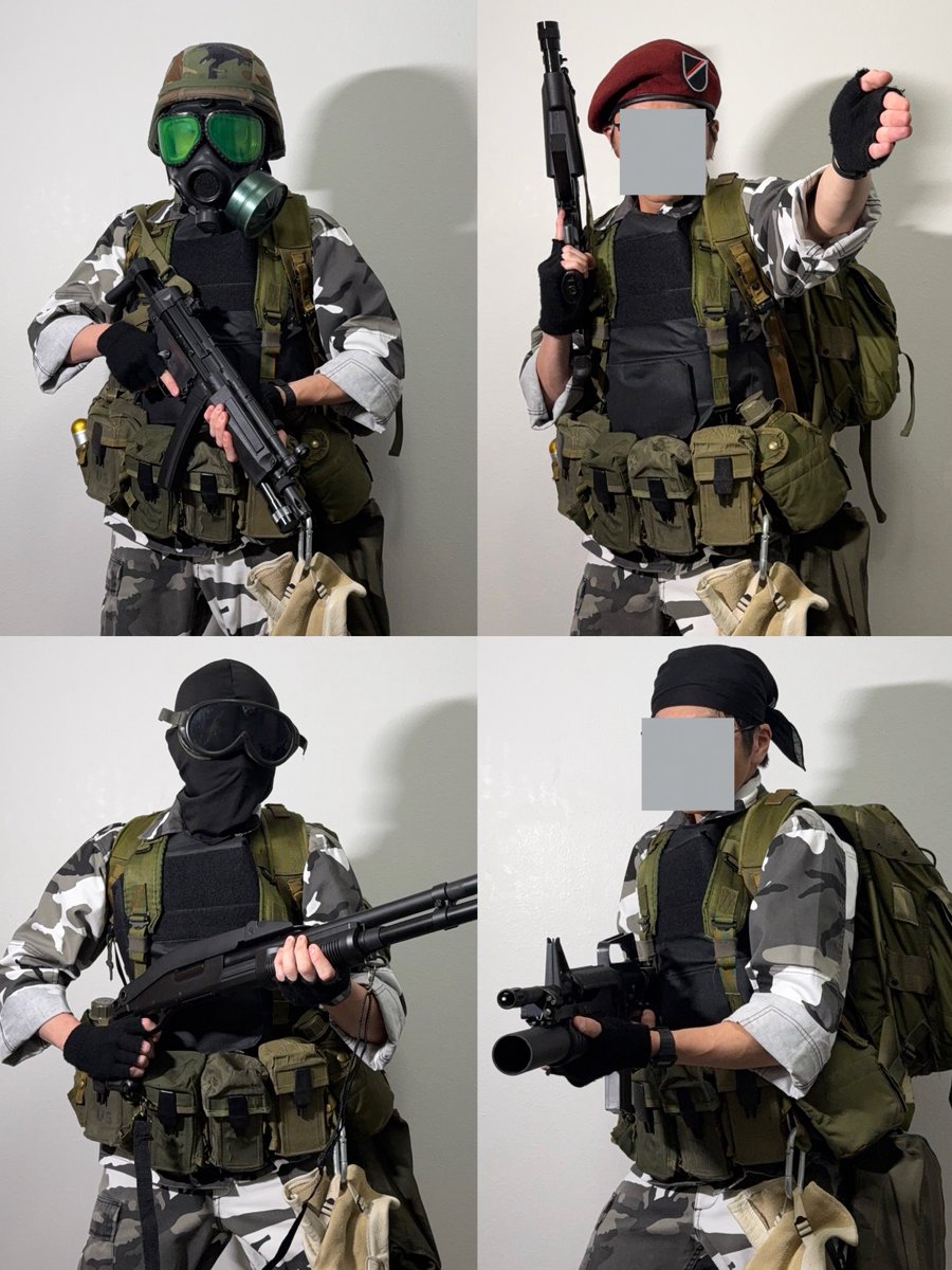 B1ngq1ll1ng's tweet image. HECU headgear variants