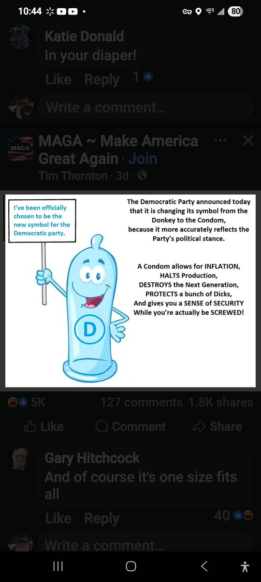 The Democrats have terminated the donkey as their parties longtime mascot.

They'll now be using this as their highly appropriate mascot.