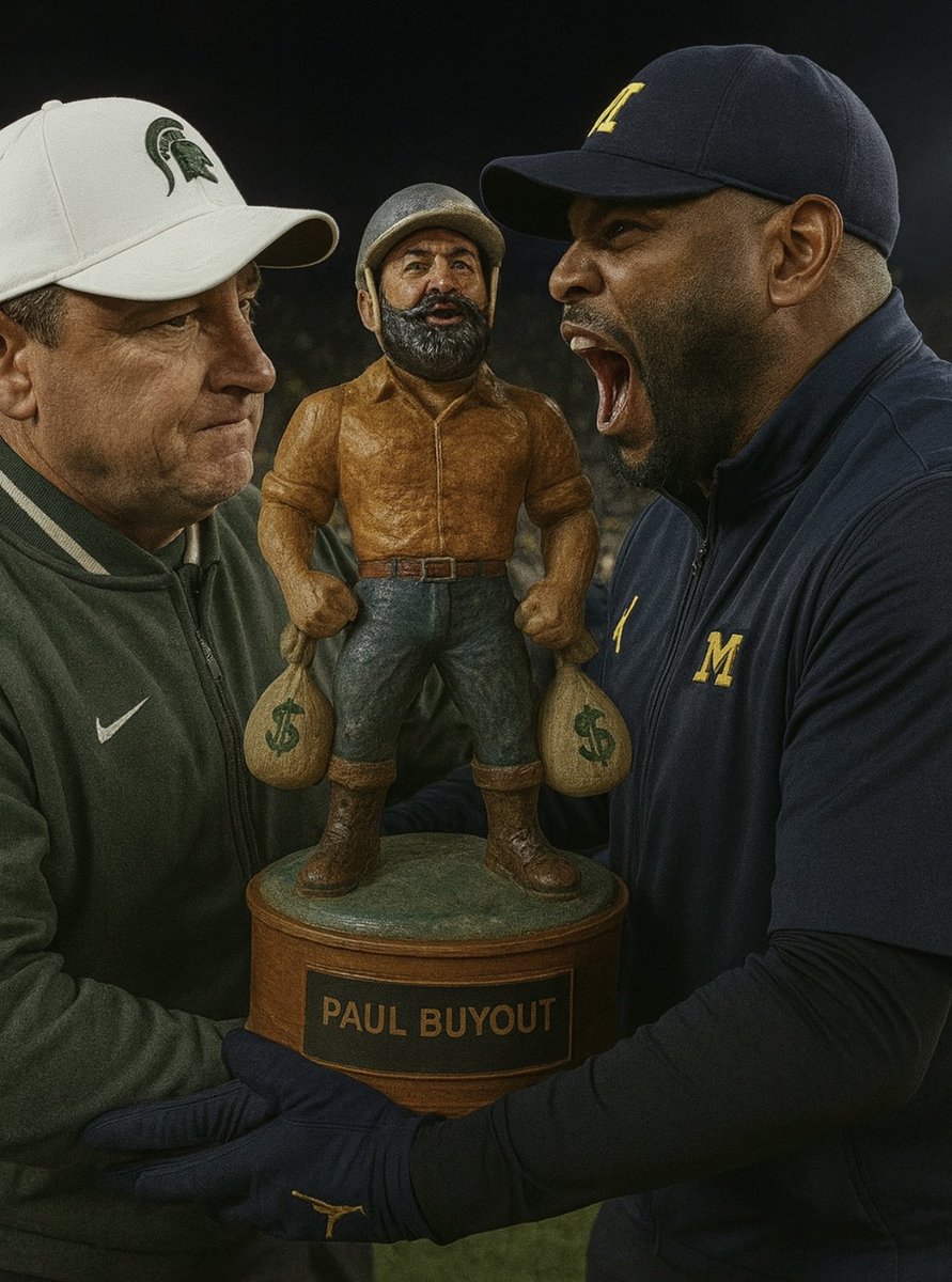 🚨 Breaking: Michigan vs. Michigan State will now battle for the Paul Buyout Trophy