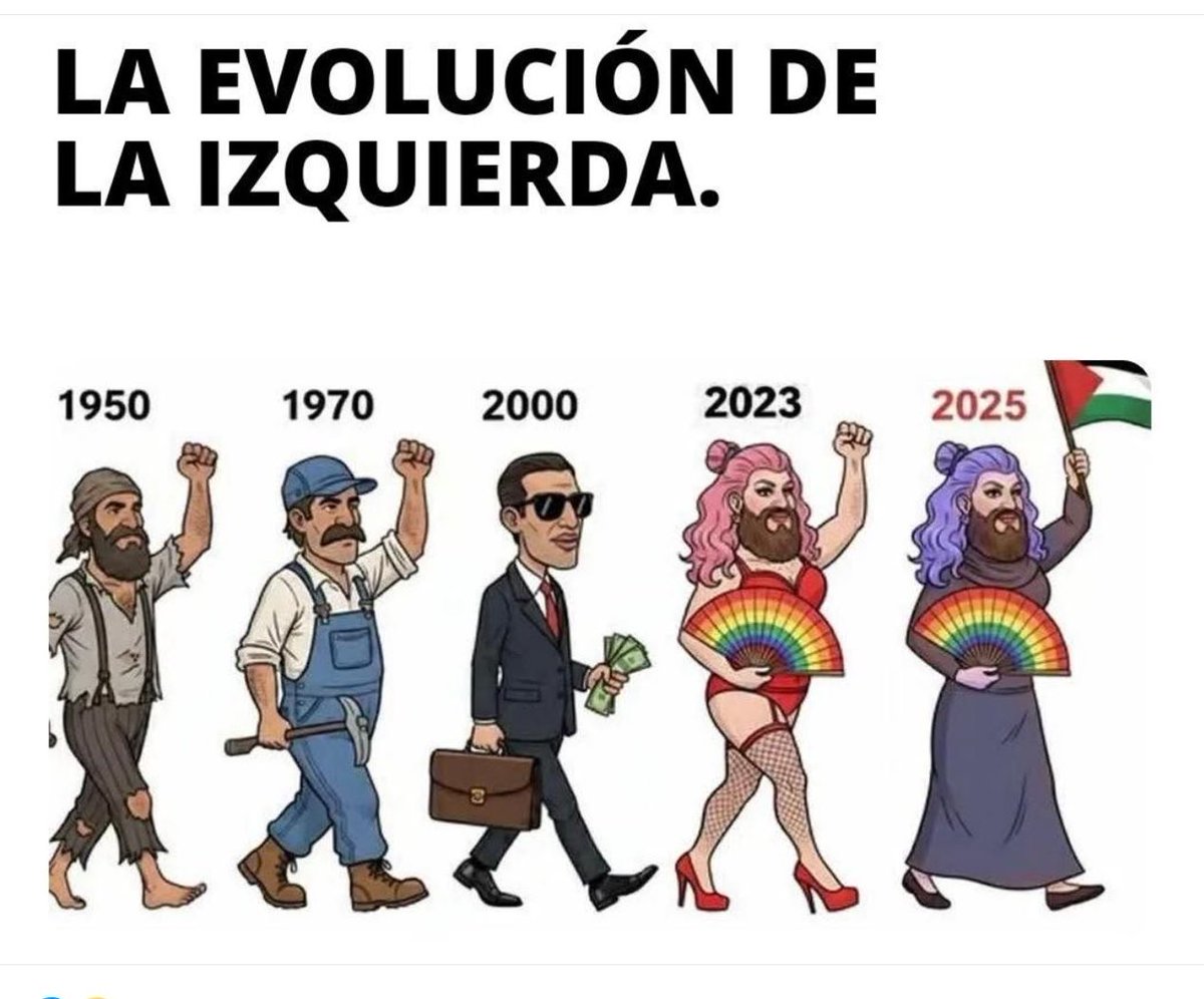#IdeologiaWoke

La #IzquierdaGlobalista "evoluciona" y parte de la #DerechaGlobalista estilo #PAN en Mexico y #PP en España también. 

El #DeepState americano ríe y juega a la #IngenieriaSocial, aprovechándose de la estupidez y la ignorancia en general.👇