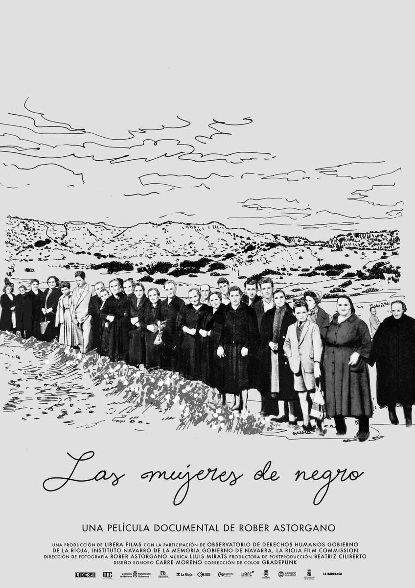 Este viernes 17 DE OCTUBRE a las 19:00H en la SALA GONZALO DE BERCEO de Logroño proyectamos LAS MUJERES DE NEGRO dentro del marco del festival PLAY LA RIOJA con un coloquio posterior.
Entrada gratuita reservando en
entradas.com/event/document…
#film #FilmFestival #cinema #cine  #women
