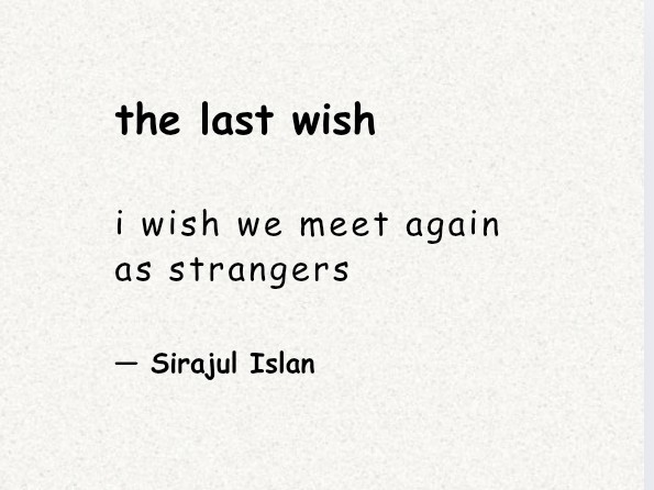 the last wish 

#poetry