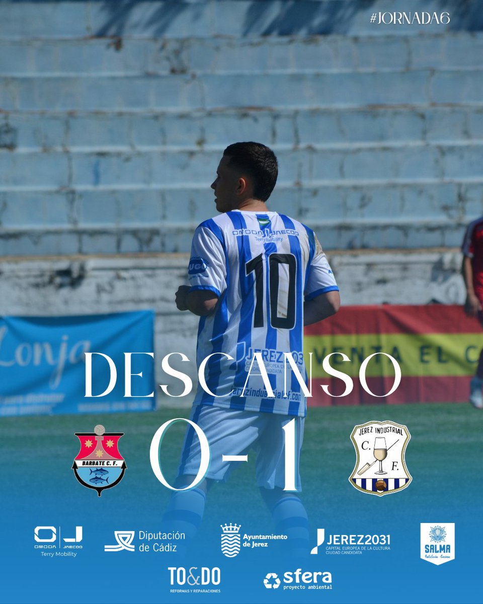 ⏳ 45’ | Descanso en el Municipal, ¡¡Vamos Industrial!!

BAR 0️⃣-1️⃣ IND

#BarbateJerezIndustrial