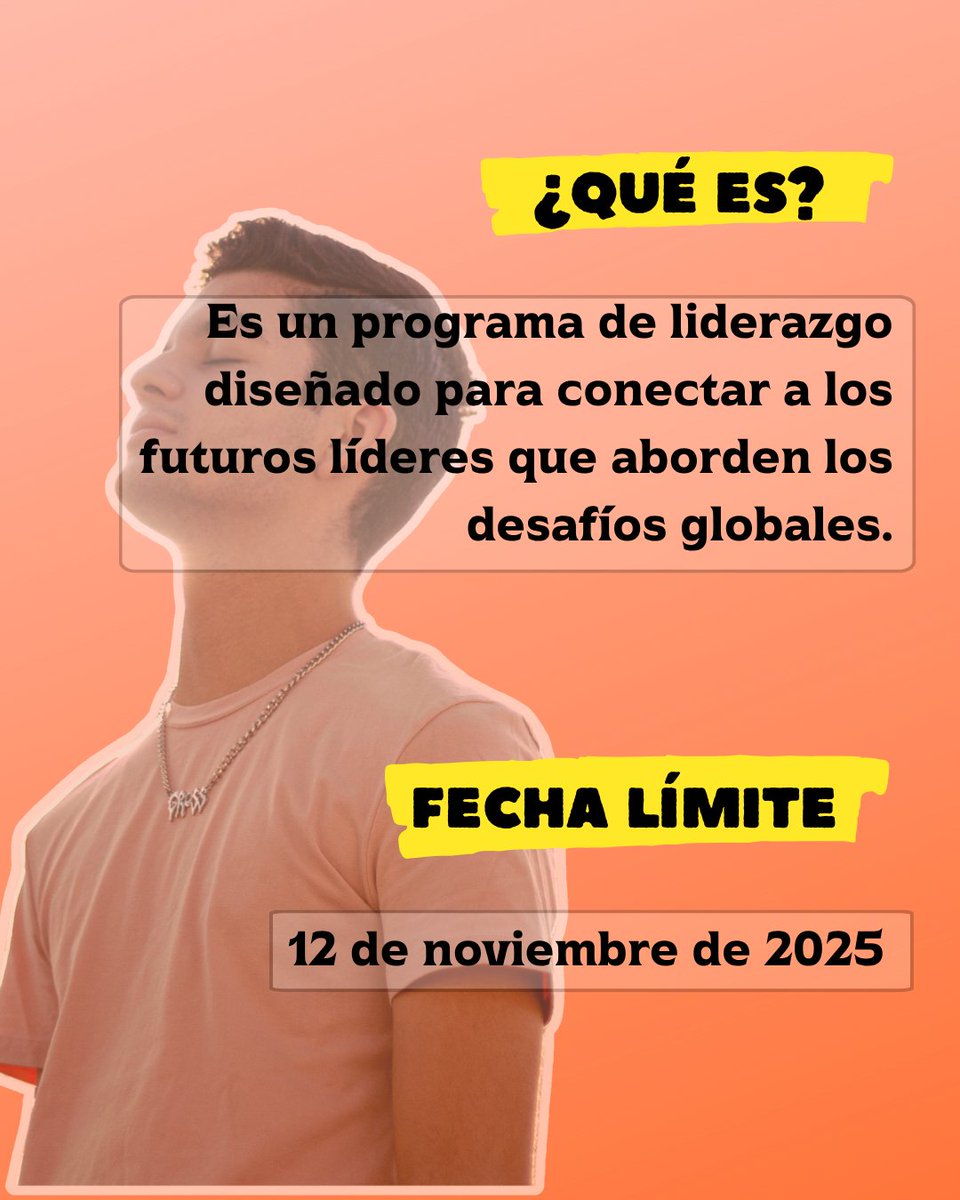 risevach's tweet image. 🌎 La #Beca Dalai Lama busca a líderes como tú para conectar, inspirar y transformar.

📝 Requisitos:
✅ Edad: 20-36 años.
✅ Dominio del inglés.
✅ Perfil de #Liderazgo

🚀 Beca completa.

📅 Fecha límite: 
• 12 de noviembre de 2025

💻 Link: 
• dalailamafellows.com/apply#dl-fello…