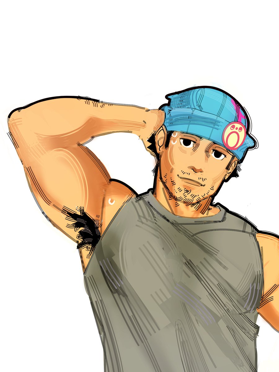 huringr's tweet image. Phoenix 😋
#AceAttorney #phoenixwright #muscle