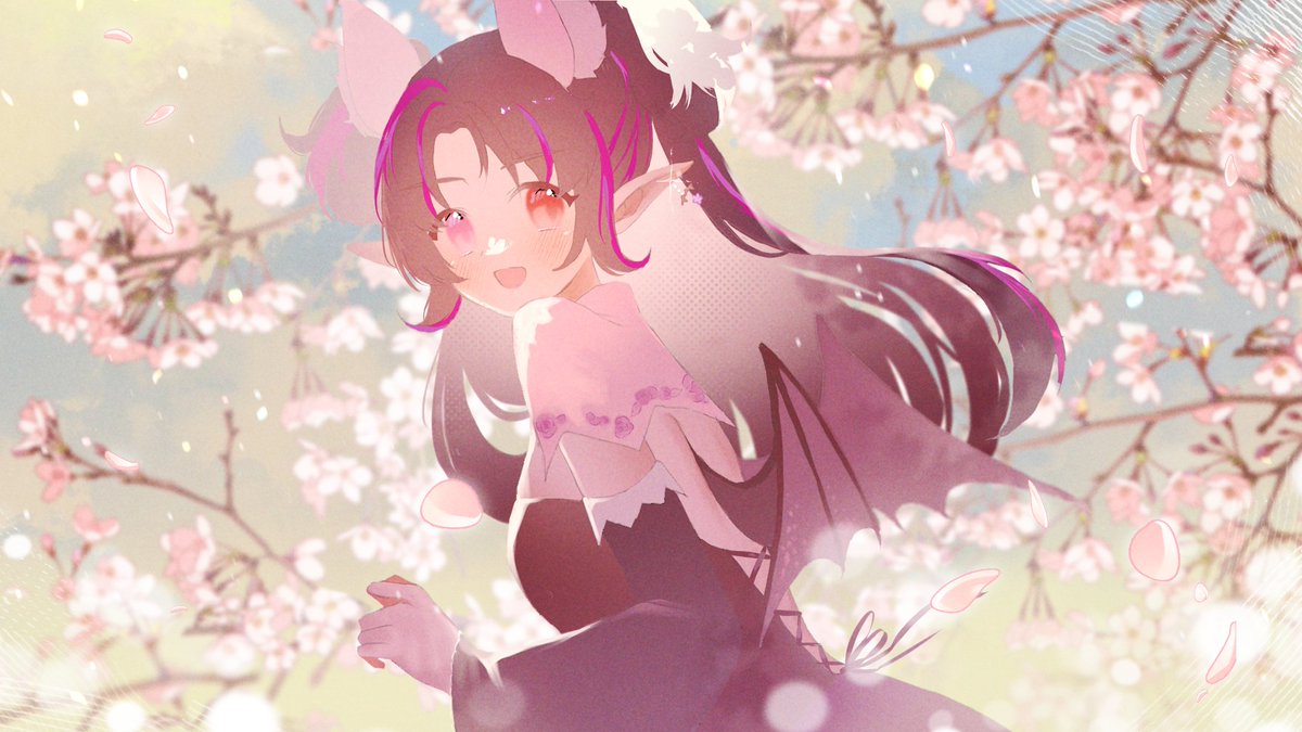 Nyxie Evermore | 🌸🦇 vampire vtuber 🌸🦇 (@nyxie_evermore) on Twitter photo 🌸 ~~ 🌸 ~~ 🌸
"Hehe~
Welcome to Cherry Blossom Grove!
Let me show you around, stay as long as you like
If you ever get lost, just follow the pink petals and you'll find me"
🌸 ~~ 🌸 ~~ 🌸
This art was a birthday gift from <a href="/VynEverwinter/">Vyn Everwinter❄🦊</a> and <a href="/NeuvilDanya/">Danya Neuvil 🍂🩵</a>, thank you both 🥰 🌸 ~~ 🌸 ~~ 🌸
"Hehe~
Welcome to Cherry Blossom Grove!
Let me show you around, stay as long as you like
If you ever get lost, just follow the pink petals and you'll find me"
🌸 ~~ 🌸 ~~ 🌸
This art was a birthday gift from <a href="/VynEverwinter/">Vyn Everwinter❄🦊</a> and <a href="/NeuvilDanya/">Danya Neuvil 🍂🩵</a>, thank you both 🥰