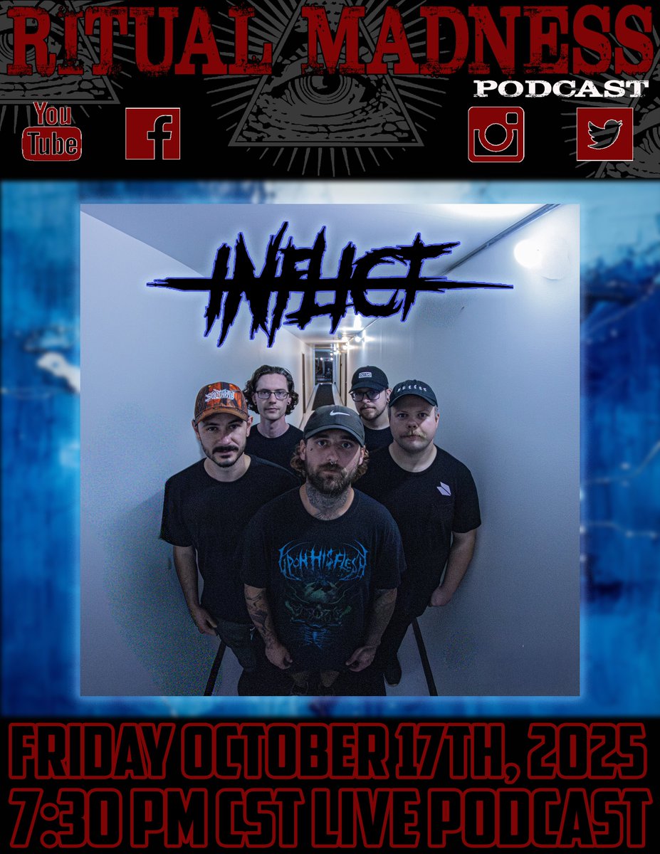 This weeks guests Inflict. Youtube.com/ritualmadnessp…