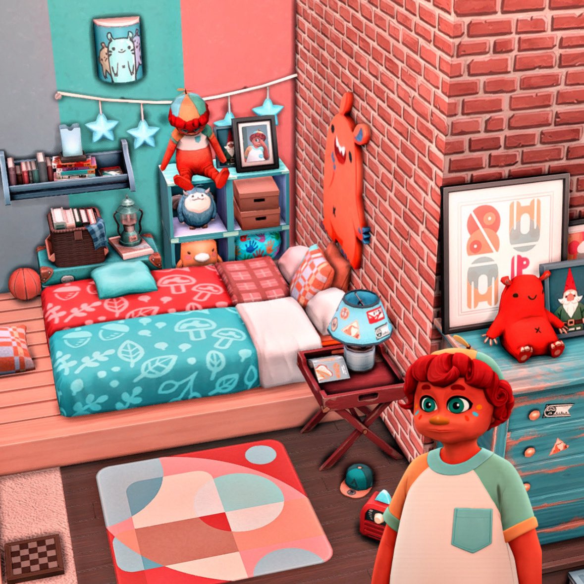 #eapartner
Hi.✨ This time i made an Apartment for an Imaginary Friend! I hope you like it!☁️

| No CC.🎈
| Stop Motion Speed build: m.youtube.com/watch?v=cPR97D…

#TheSims4 #ShowUsYourBuilds #Ea #AdventureAwaits <a href="/TheSims/">The Sims</a>