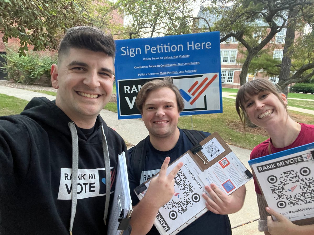 There's tons of awesome people working on #RankedChoiceVoting! Follow the link to see how you can get involved: