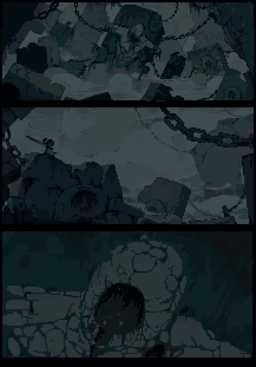 Giant's graveyard
#pixelart