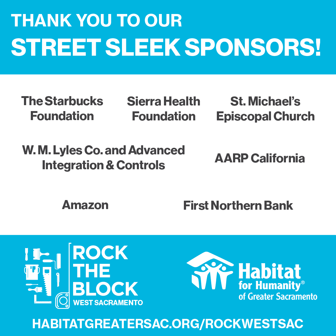 🚧 Paving the Way for Community Impact! 🏡✨
Huge thanks to our Street Sleek Sponsors for helping make Rock the Block West Sacramento a success! Their support powers neighborhood improvements and connections that keep our community moving forward. 💙