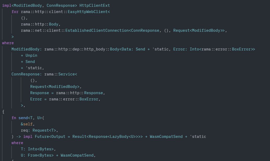 joshmo_dev's tweet image. pov: Rust in production