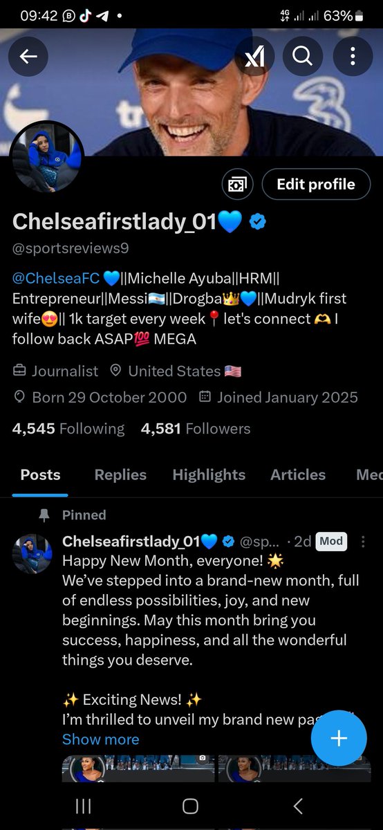 MichelleayubCFC's tweet image. If you&apos;re here kindly give me a follow, I follow-back is Chelseafirstlady &amp;amp; Iyawomudryk_01 I lost both account 😭