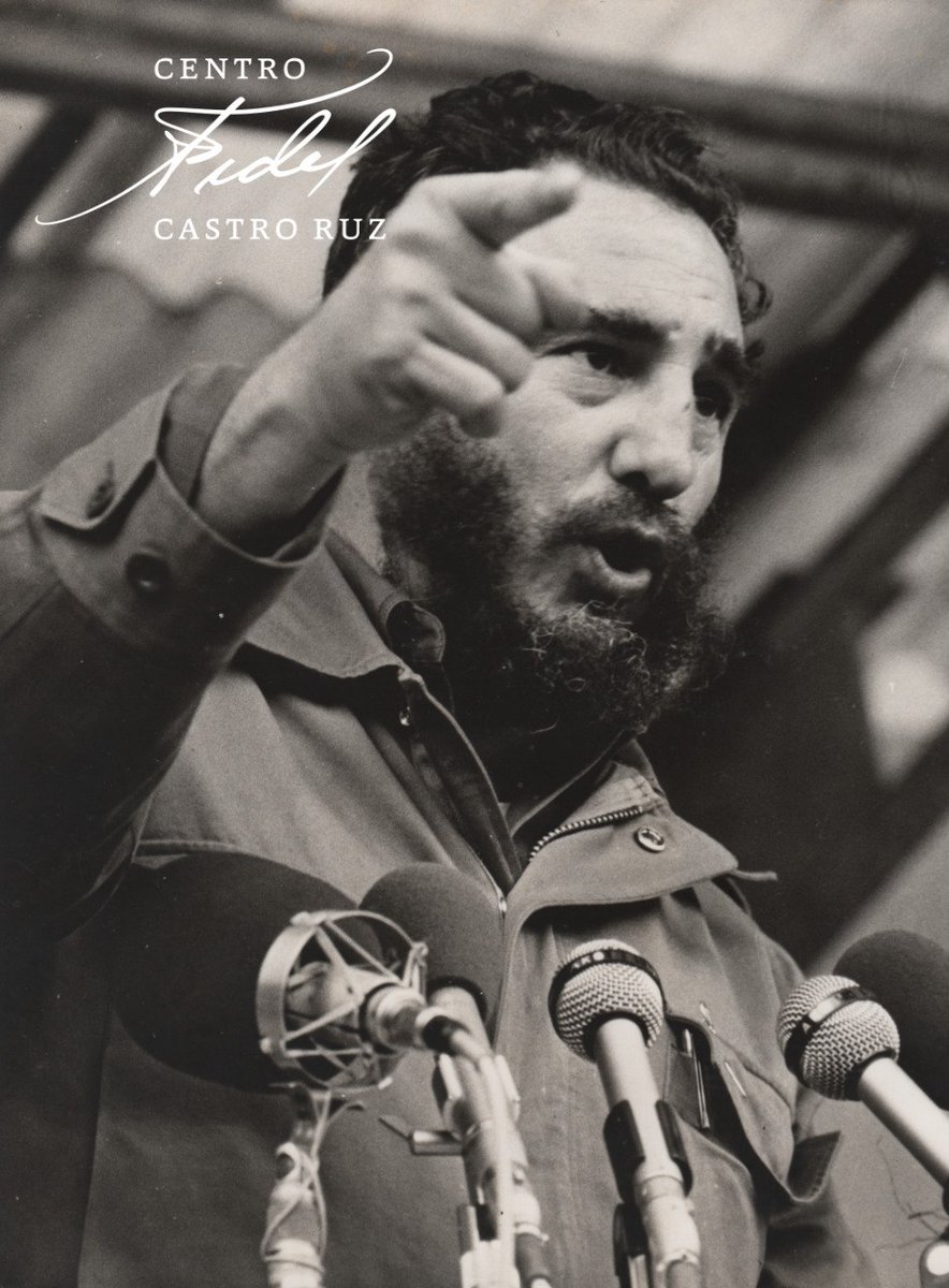 #Fidel en la ONU el 12 de octubre de 1979: "Se habla con frecuencia de los derechos humanos, pero hay que hablar también de los derechos de la humanidad"

#100AñosConFidel
