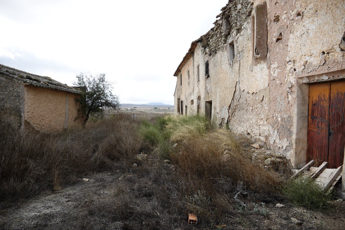 lynda_lambert's tweet photo. While we were exploring around this ruined farmhouse near Yecla .Mark @Photos2Print found this Desert Orange tip.A first for both of us. #butterflys #spain https://t.co/l8Oz6pCAT3