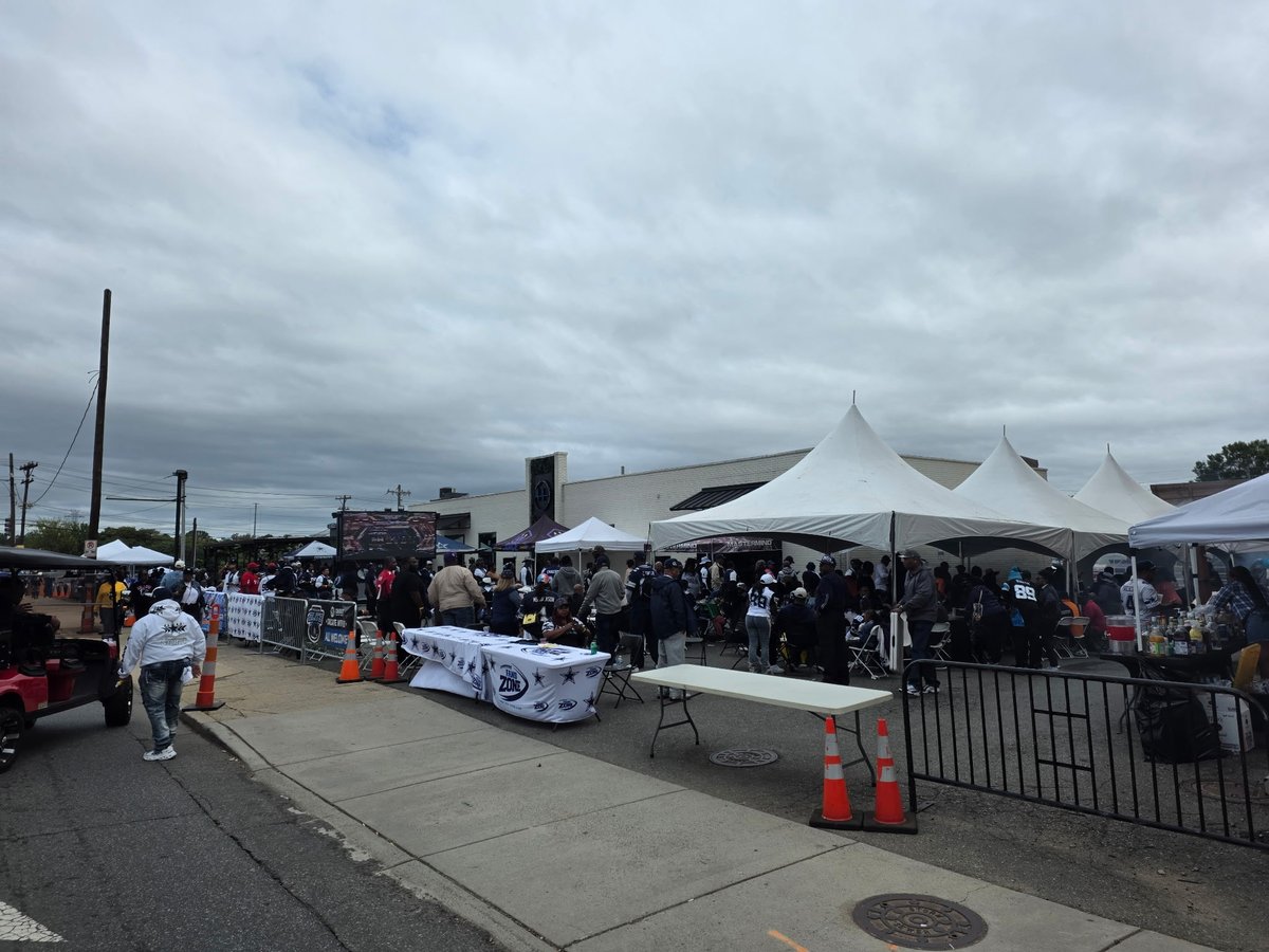 What it looks like when you kick fans of the home team out of their tailgate space to be able to host visiting fans. #ChangeTheCulture