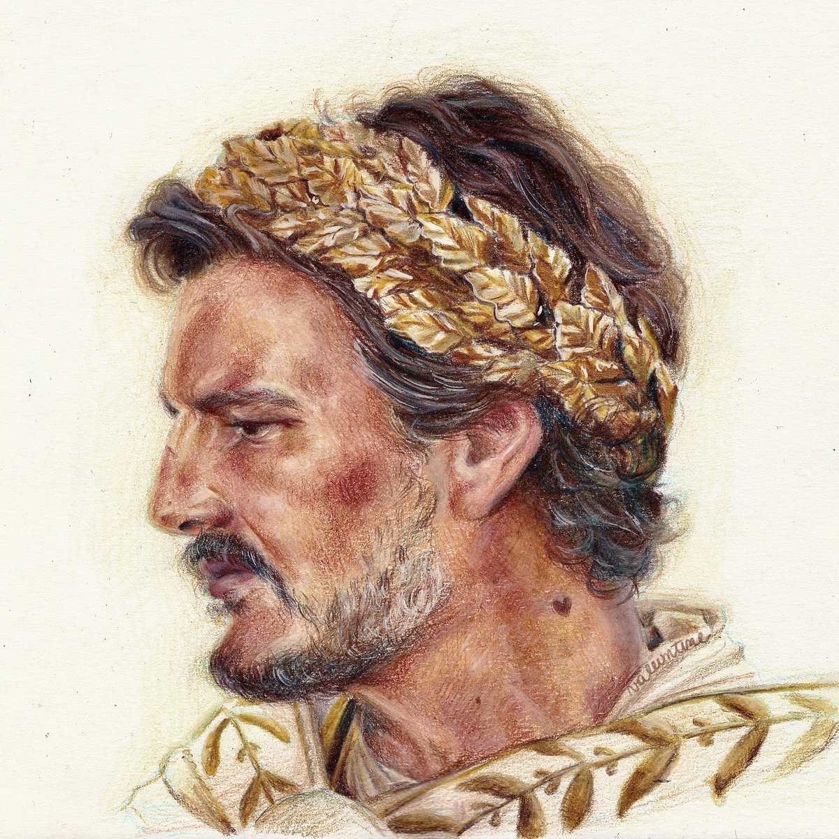 valevntinee's tweet image. #Pedrotober2025 day 12: general acacius, gladiator ii 🗡️

i think about this man more than i&apos;d care to admit 🙂‍↔️