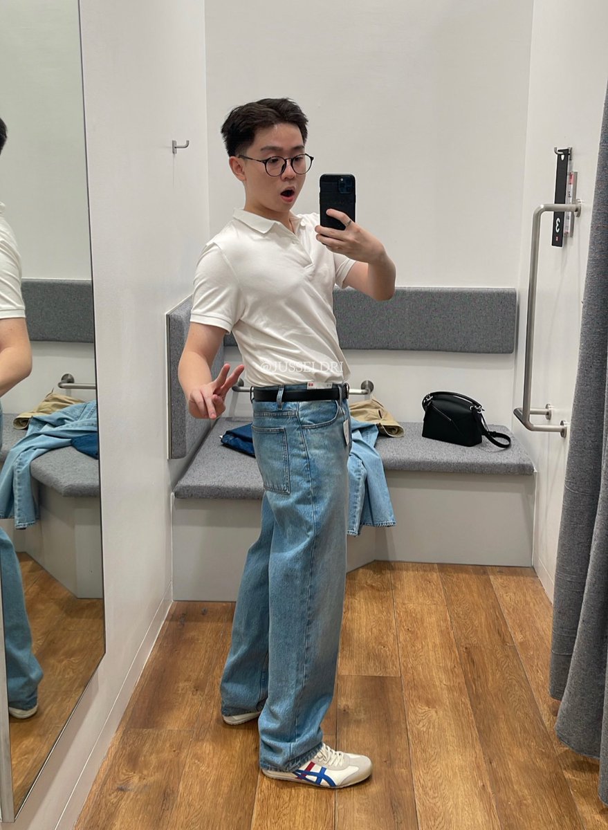 trying jeans