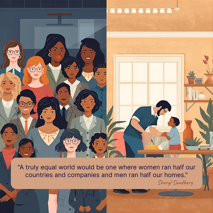 ItsAboutWomen1's tweet image. The ultimate goal of equality:  both in the public and private spheres.