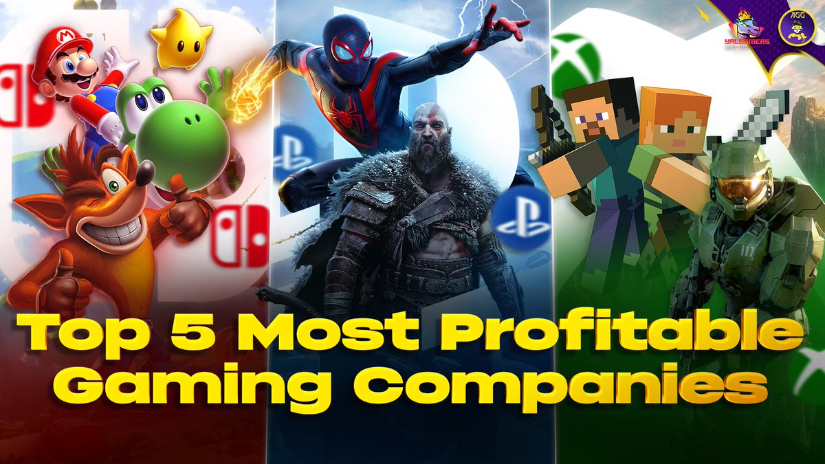 yalgamers_gg's tweet photo. 💰 Ever wondered who really dominates the gaming industry?

We just dropped a new video: The 5 Most Profitable Gaming Giants 🎮

From console legends to mobile powerhouses — these names are shaping the future of gaming

📺 Watch now: https://t.co/qrxvVzu0md

#Yalgamers_Review https://t.co/qsbsuVzMzV