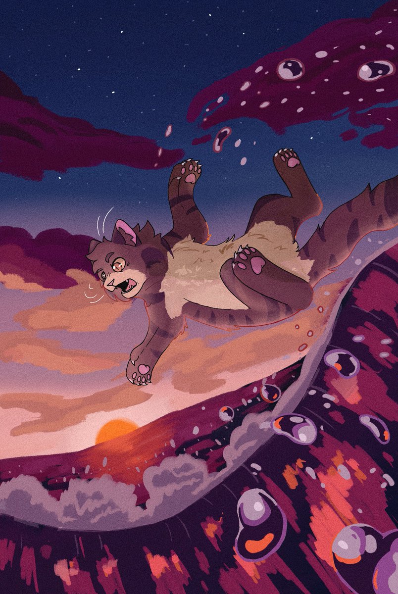 Tulipaquaria's tweet image. Did a redraw of this panel for practice. Really like how it turned out! 

#warriorcats
