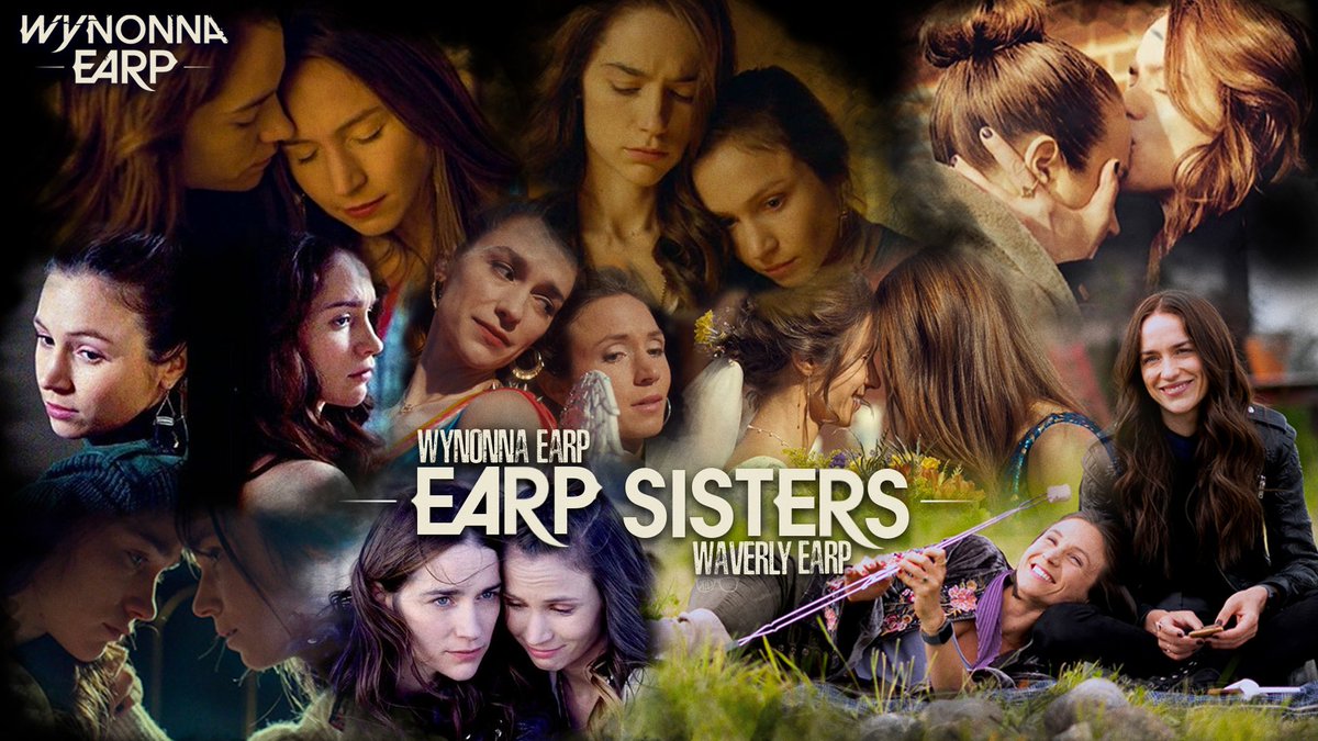 Resharing two of my favorite Earp sister wallpapers for this #EarpSistersSunday. ❤️ #WynonnaEarp <a href="/Tubi/">Tubi</a>