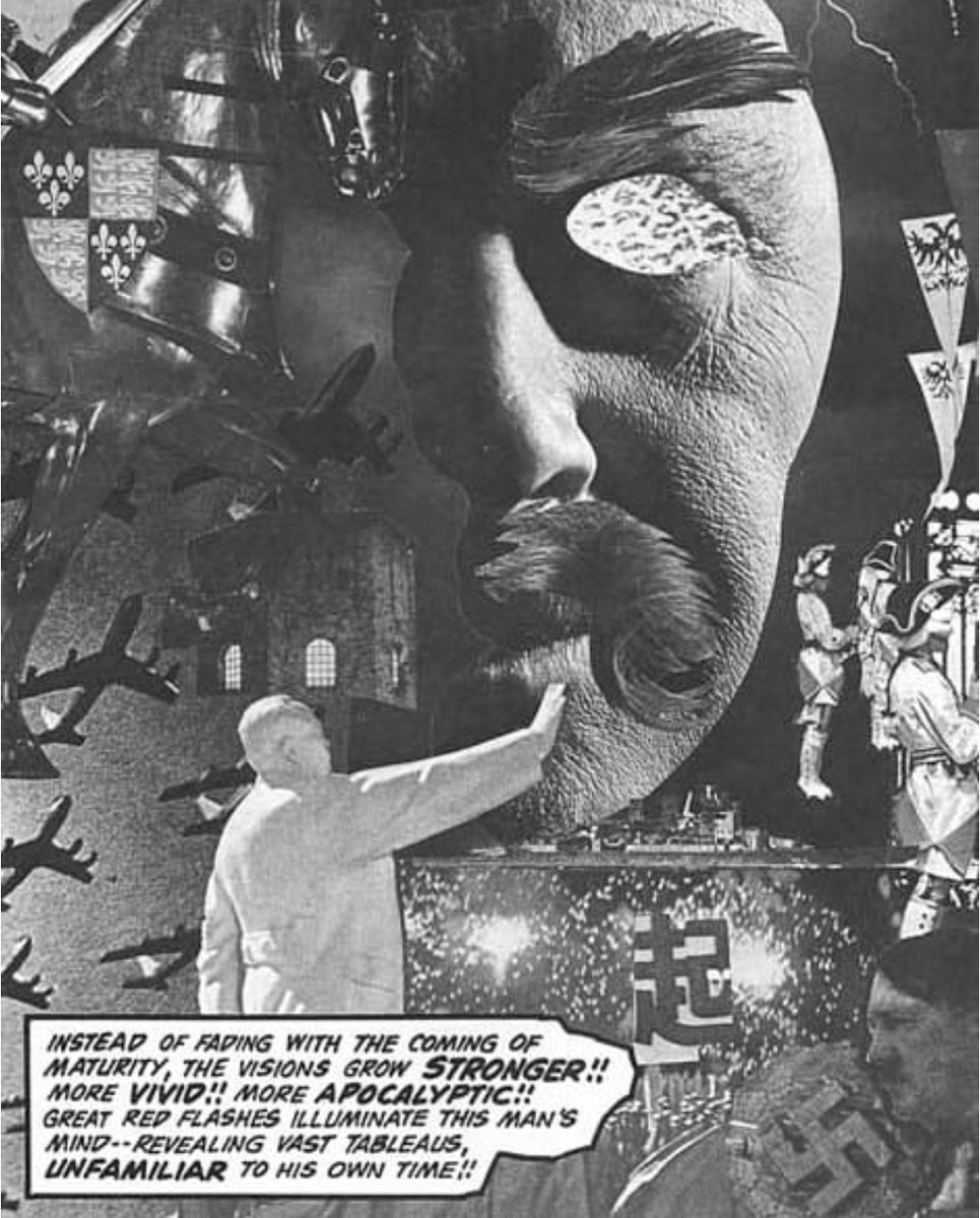 ScarredForLife2's tweet image. In 1971, comics legend Jack Kirby created SPIRIT WORLD, an adult-oriented magazine based around the paranormal. Featuring his trademark collages, Spirit World freaked DC Comics out so much that they published it under a non-existent imprint, Hampshire Distributors!