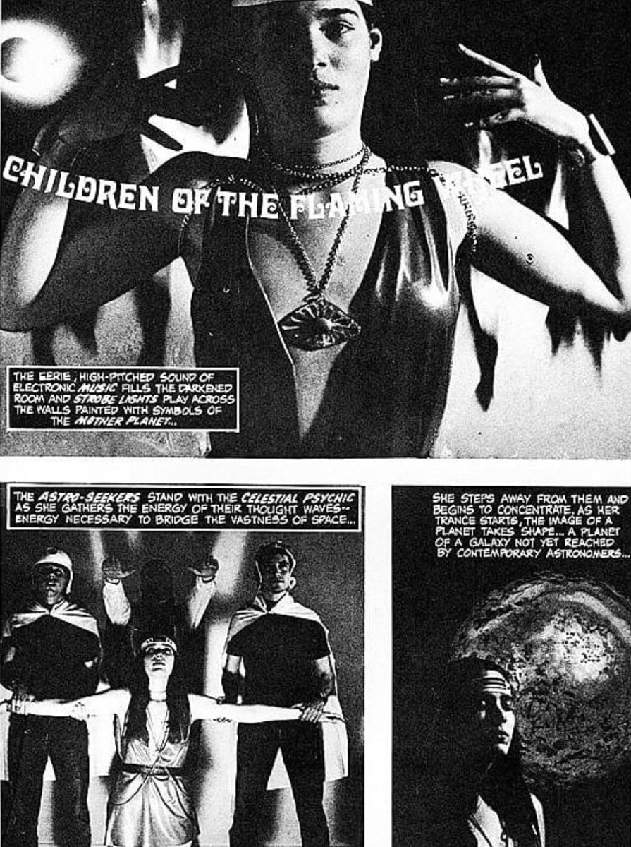 ScarredForLife2's tweet image. In 1971, comics legend Jack Kirby created SPIRIT WORLD, an adult-oriented magazine based around the paranormal. Featuring his trademark collages, Spirit World freaked DC Comics out so much that they published it under a non-existent imprint, Hampshire Distributors!