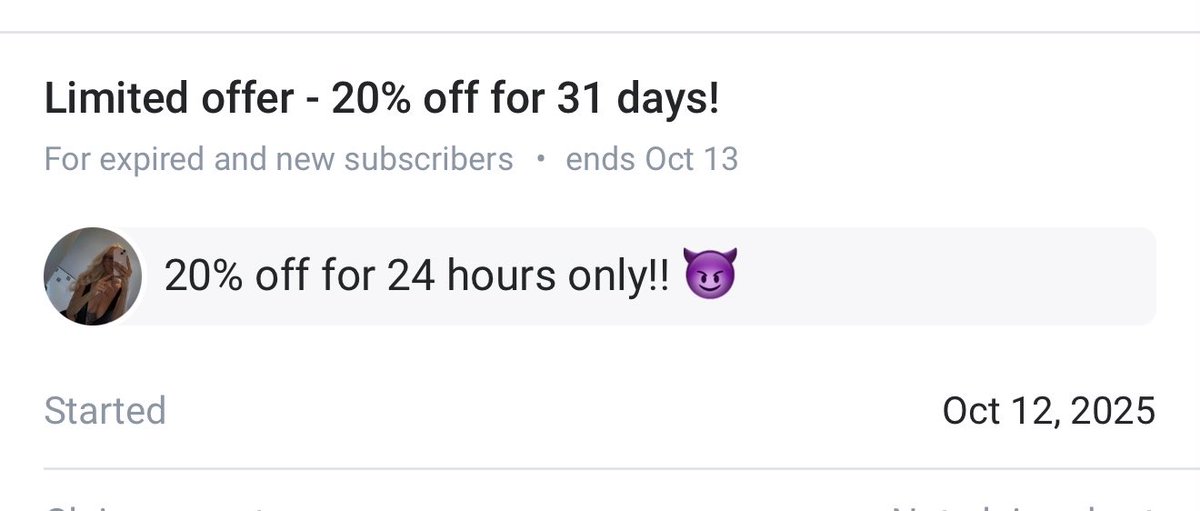 24 hours only! 20% discount 😈 onlyfans.com/badgirl26x

#onlyfans #onlyfansgirl #nsfw