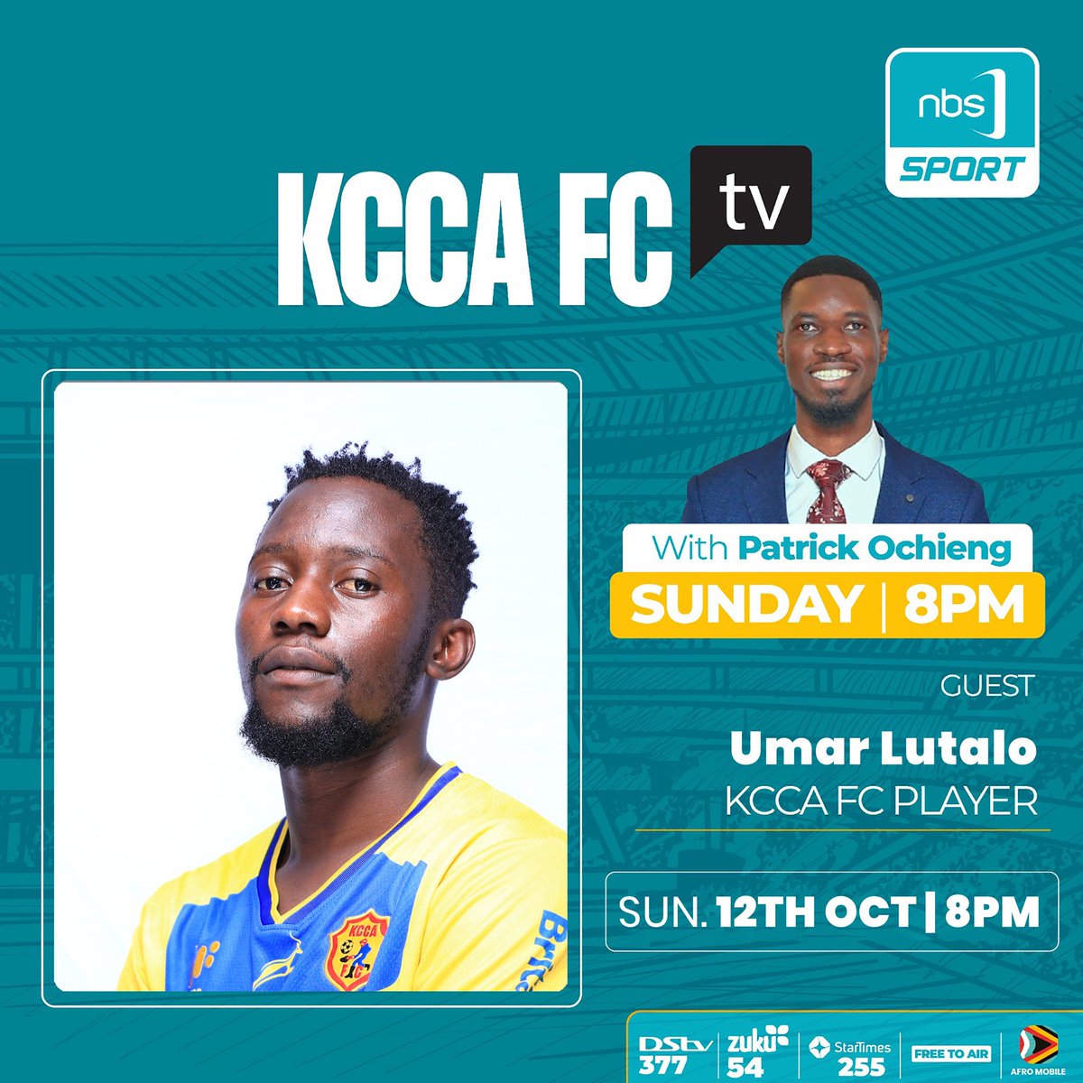 UmaruLutalo10's tweet image. Catch me on @KCCAFCTV in a few with @Pato_Official07. 

#KCCAFC #KCCAFCTV