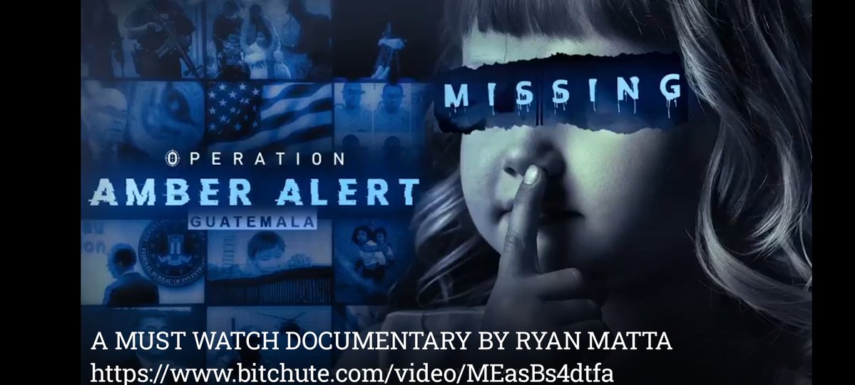 BryantMark32548's tweet image. 🙏🏼#AmberAlert🙏🏼This documentary tears down the veil of the public-private partnership between the Department of Homeland Security and Mexican cartels, between the Department of Health and Human Services and NGO&apos;s. With over 323,000 children missing.
bitchute.com/video/MEasBs4d…