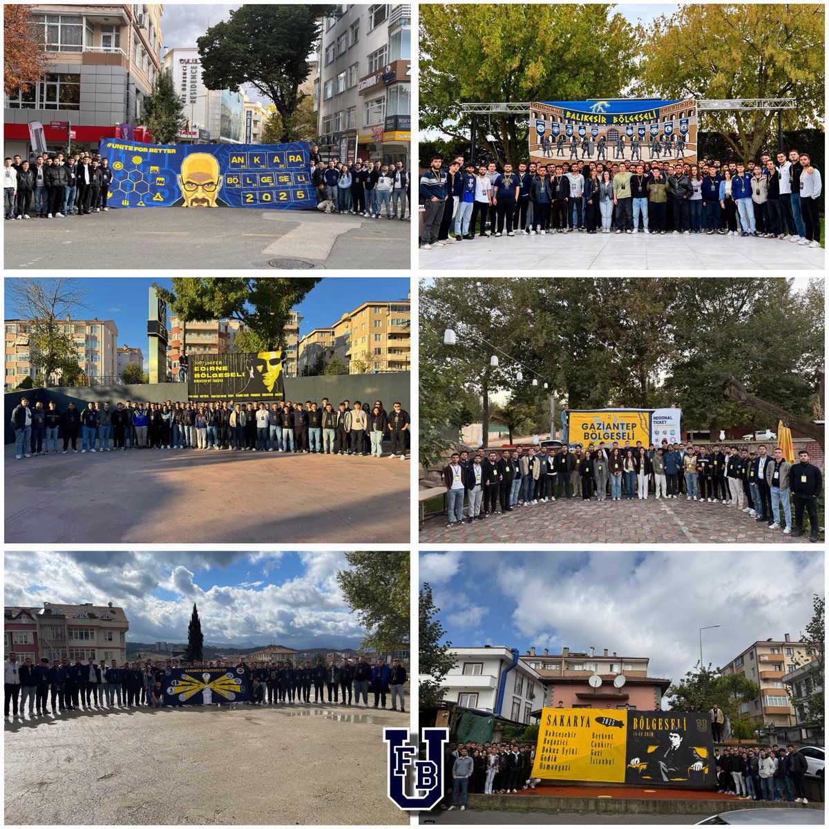 1907 ÜNİFEB 2025 Bölgesel Toplantılarını Ankara, Balıkesir,Edirne,Gaziantep,Karabük ve Sakarya şehirlerinde gerçekleştirdik. Ev sahiplerine ve katılan örgütlenmelerimize teşekkür ederiz. #UniteForBetter
