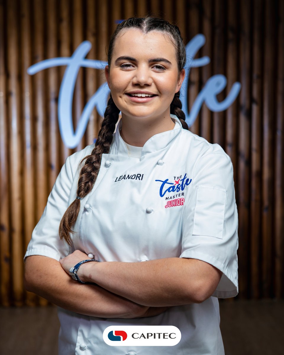 TasteMaster_SA's tweet image. Her recipe for the future? Travel, taste and to transform passion into purpose. Leandri’s aiming to be the next #TheTasteMasterJunior, with @CapitecBankSA's R200 000 prize opening the world. #BankOnBetter