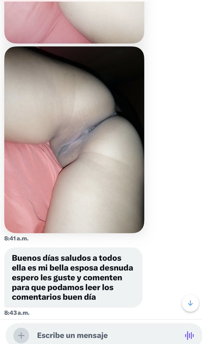 Buenos días saludos a todos ella es mi bella esposa desnuda espero les guste y comenten para que podamos leer los comentarios buen día 😈😈😈😈😈