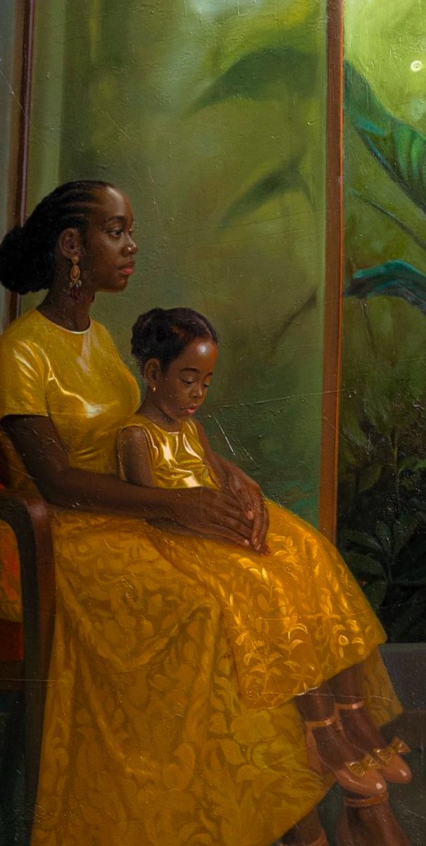 NnadiArts1's tweet image. If you’re seeing this it means the algorithm finally showed you my art. My name is Ik Nnadi, and I paint the bond, beauty, and quiet elegance between African mothers and daughters in ways words can’t capture. ❤️