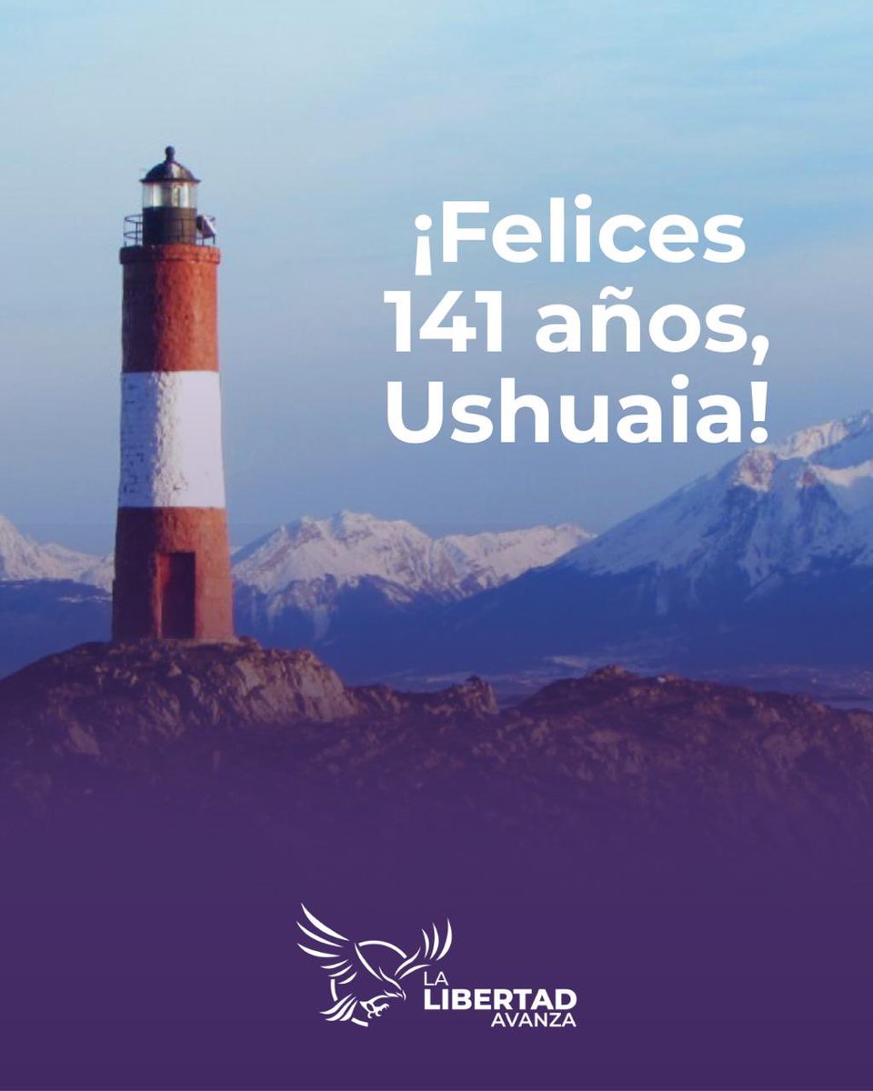 La Ciudad del Fin del Mundo. La Ciudad de la Soberanía. La Ciudad que Roca soñó y que Lasserre fundó. Capital de Malvinas. Puerta a la Antártida. ¡Felices 141 años, Ushuaia!