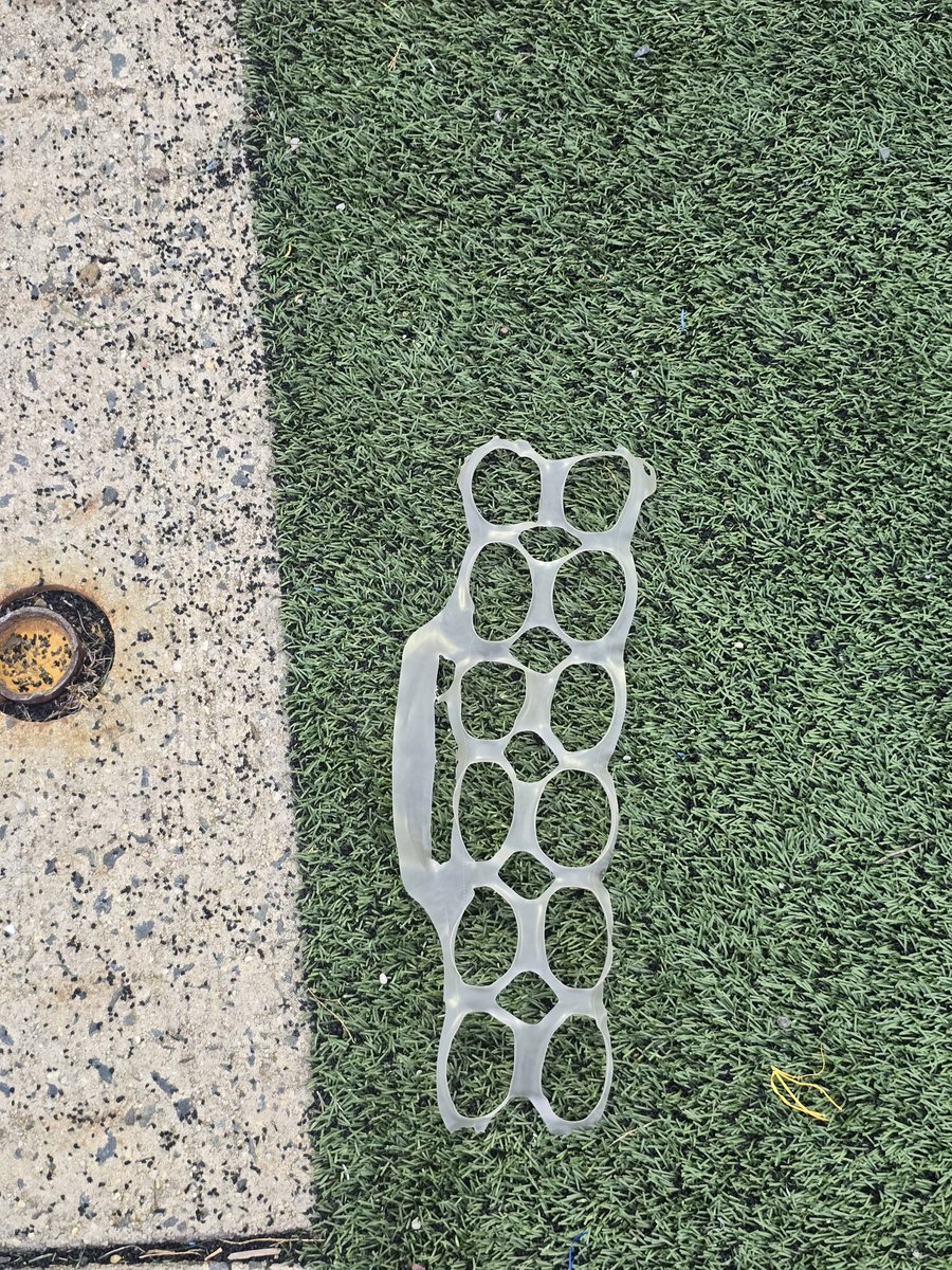 In the 90's I was told that a 6 pack of these plastic can rings could kill all wildlife known to man, if not cut apart with scissors, can only imagine the damage this beast could do 🤣