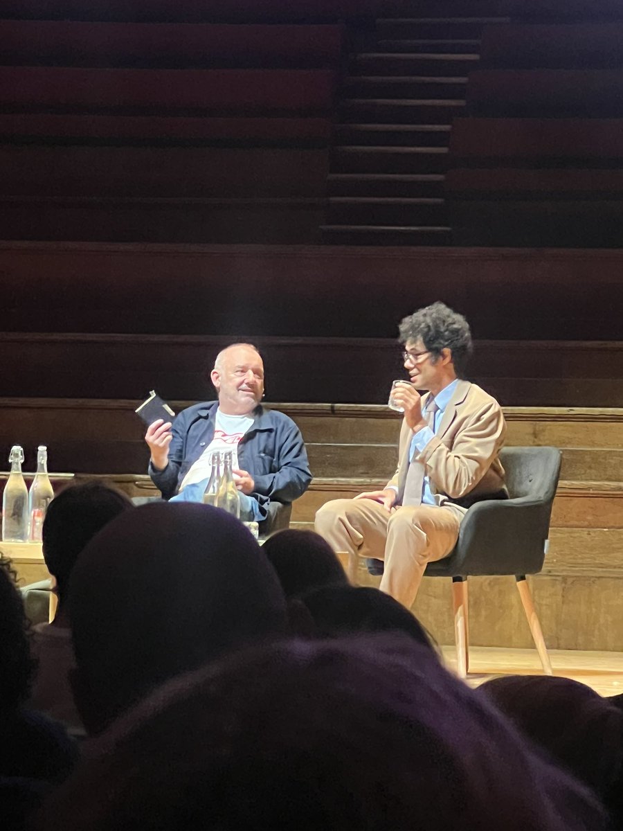 Yesterday a question I wrote down a month ago was put to one of my heroes, Bob Mortimer, by legend Richard Ayoade, as I looked on. Richard read the question &amp; my first name, but only 12 hours later did I realise it was mine, as I couldn’t remember what I’d asked. 

Ridiculous 🤣