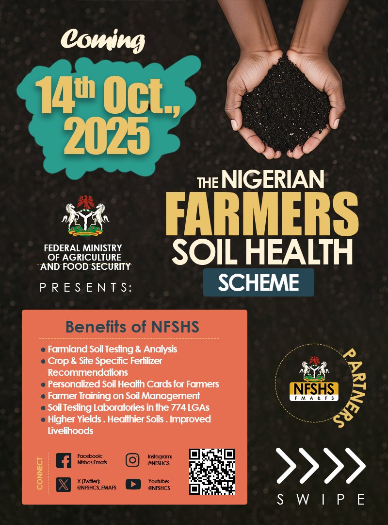 Nigerian Farmers Soil Health Card Scheme tweet media