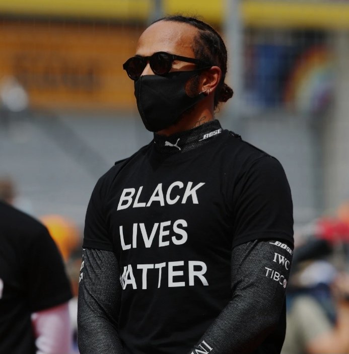 JAVIERH2000's tweet image. Among the WOKE, they get along very well.

BLACK LIVES MATTER

LGBTQ+

As an F1 driver, he&apos;s very good, but not the best of all time.