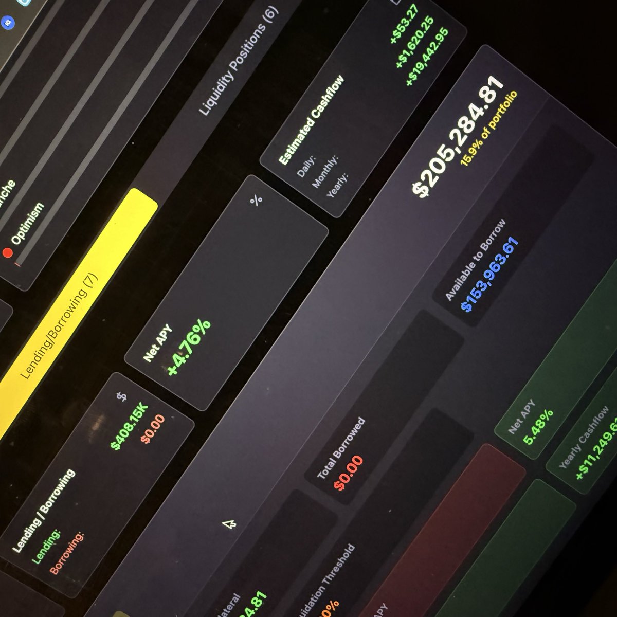 CryptoLabsInc's tweet image. DeFi Buddy now supports Aerodrome! Next up is Orca, VFAT, and Cetus for SUI. What else would you like to see?

Liquidity pool simulator is up and running. Portfolio tracker for P and Ls is up and running. Lending / borrowing tracking is up and running. 

Release to the public is…