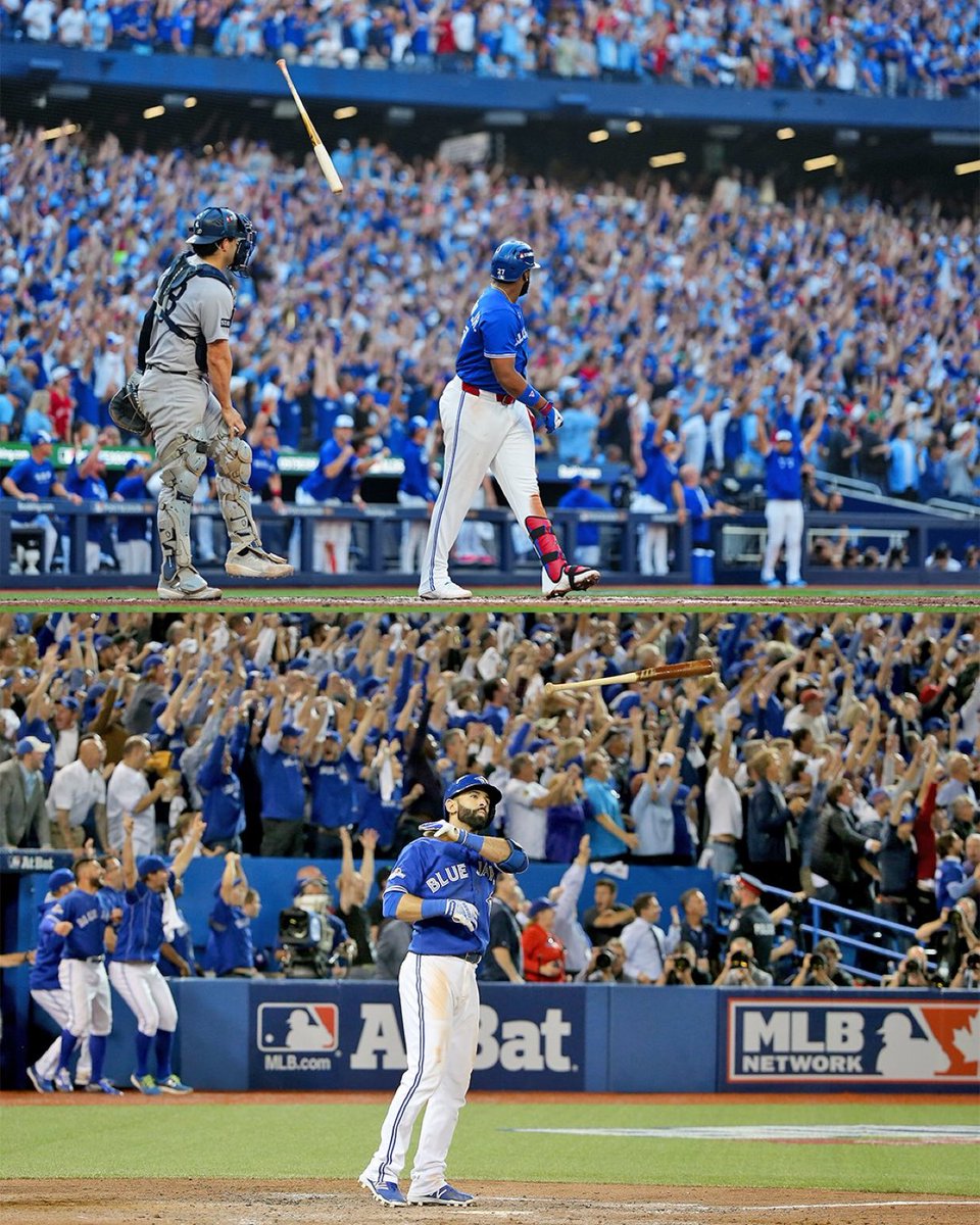 LevelsPicks's tweet image. Rogers Centre: Home of the most epic #Postseason  bat flips 😳