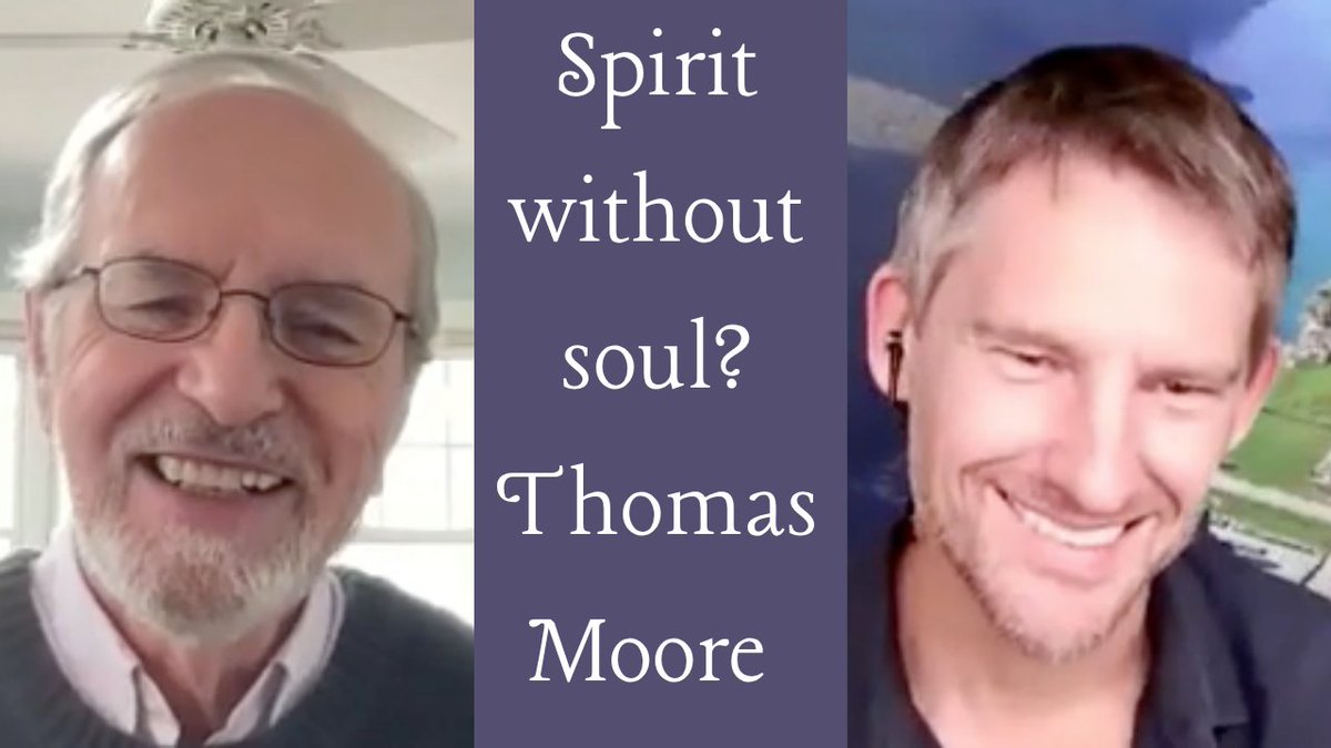 My interview with Thomas Moore, author of "Care of the Soul" premiers later today. Click on the link to receive a notification youtu.be/sG1aHWjHYAg